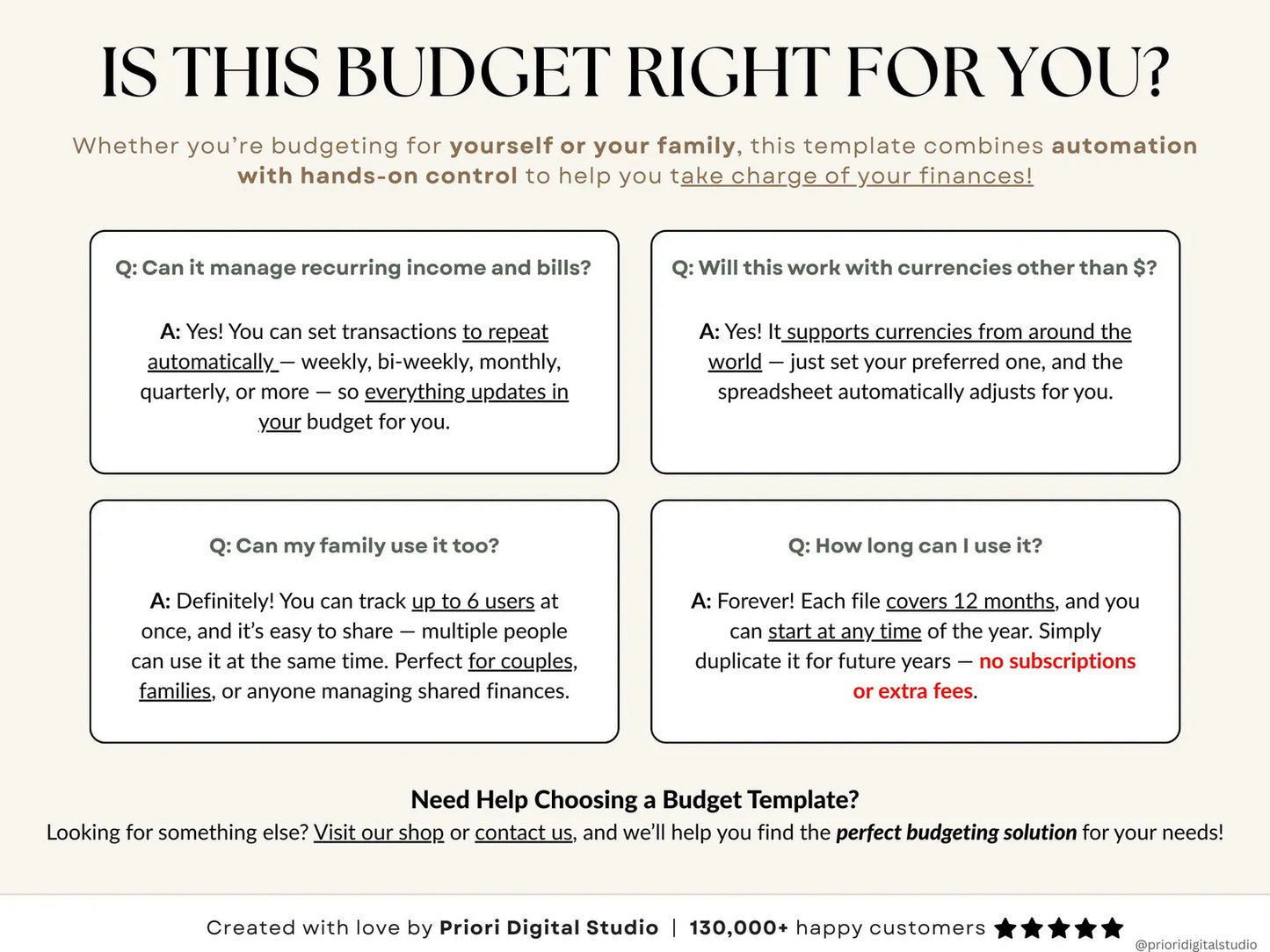 Track spending, pay off debt, and grow your savings with one simple budgeting system built for Excel & Google Sheets.