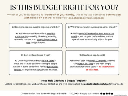 Track spending, pay off debt, and grow your savings with one simple budgeting system built for Excel & Google Sheets.