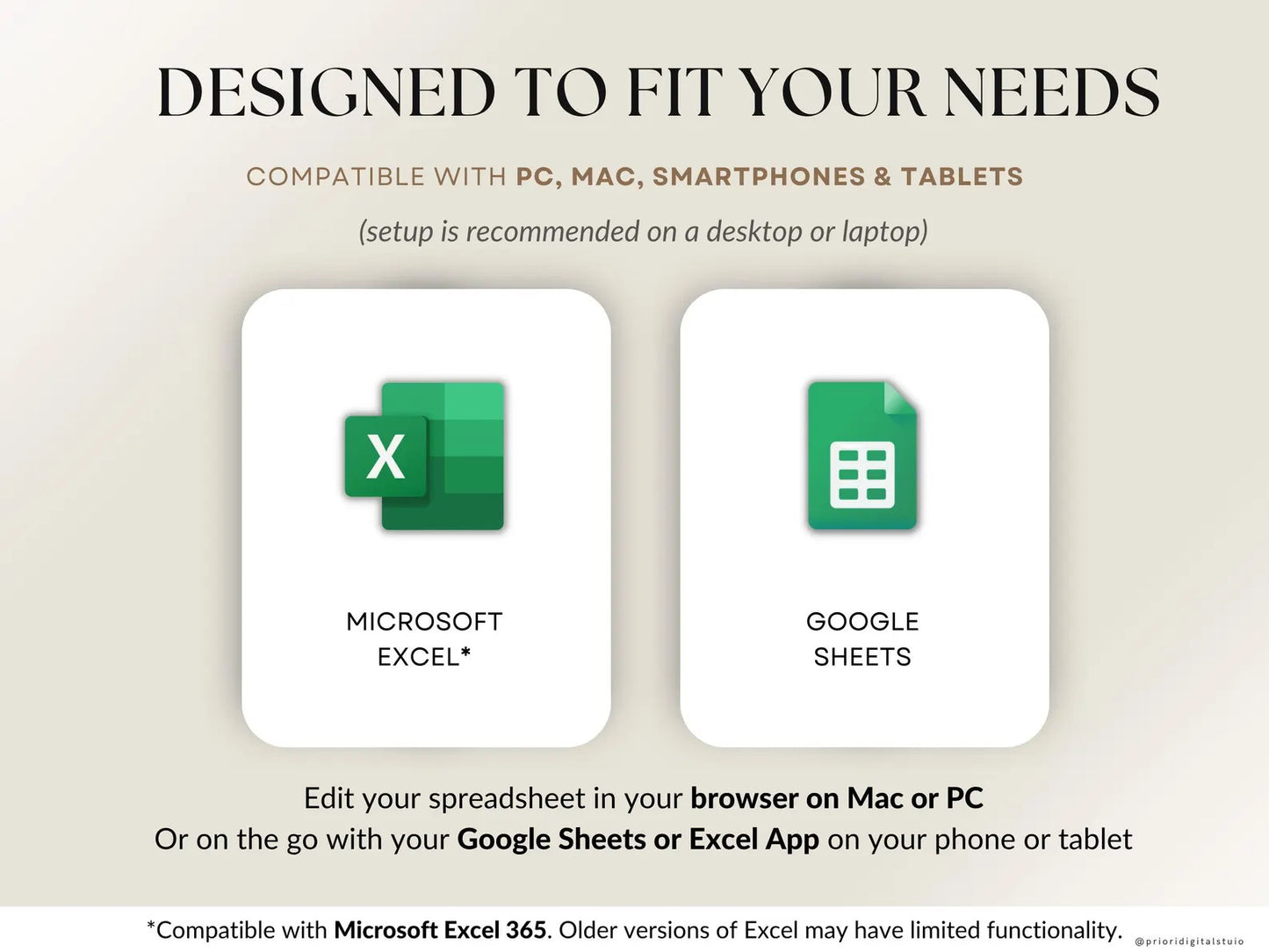 Track spending, pay off debt, and grow your savings with one simple budgeting system built for Excel & Google Sheets.